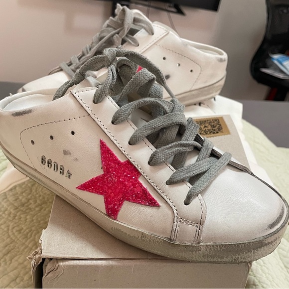 Golden Goose Sabot Glitter Slide Sneakers size 36 - Picture 1 of 7